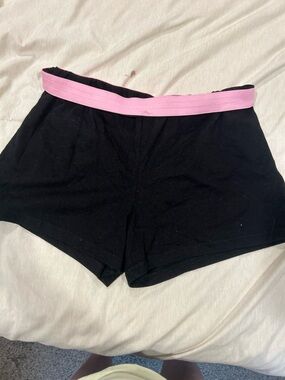 wonder nation Black Tee with Orange Logo Tag